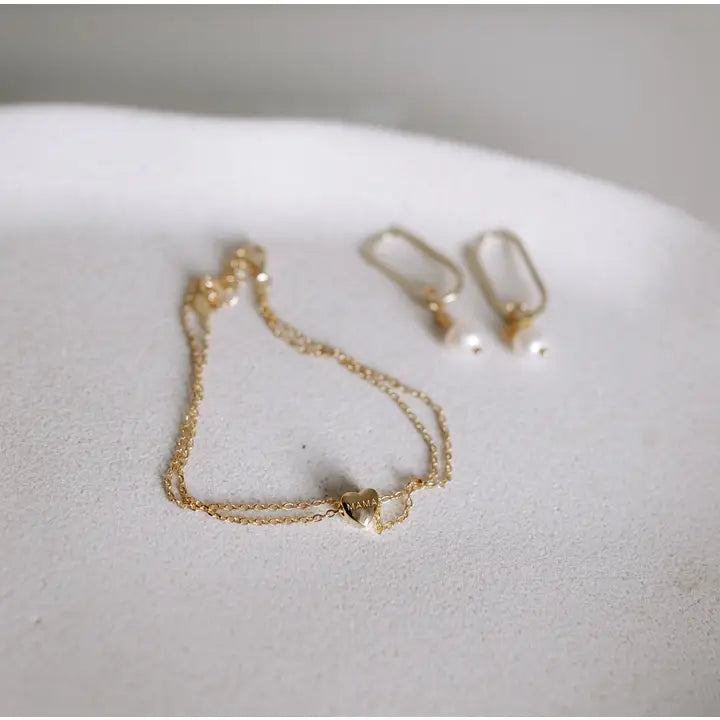 Pulsera corazón de mamá