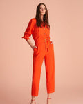 Pantalón coral tiro alto